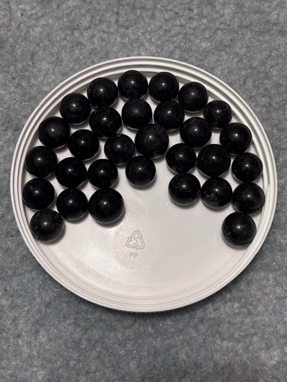Black marbles